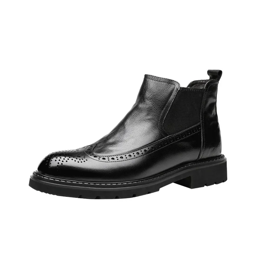 MILLIE'S Short Chelsea Boots Men's Black