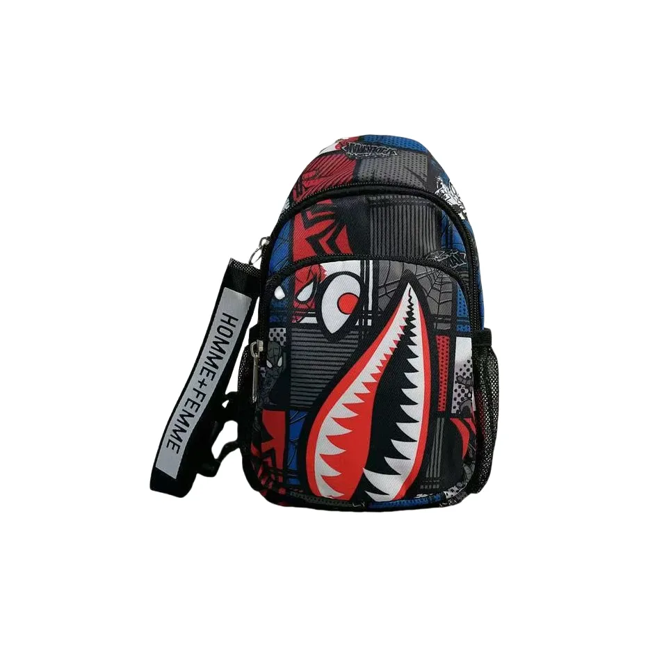 TINYAT Nylon Fabric Backpack Small Size Kids' Black