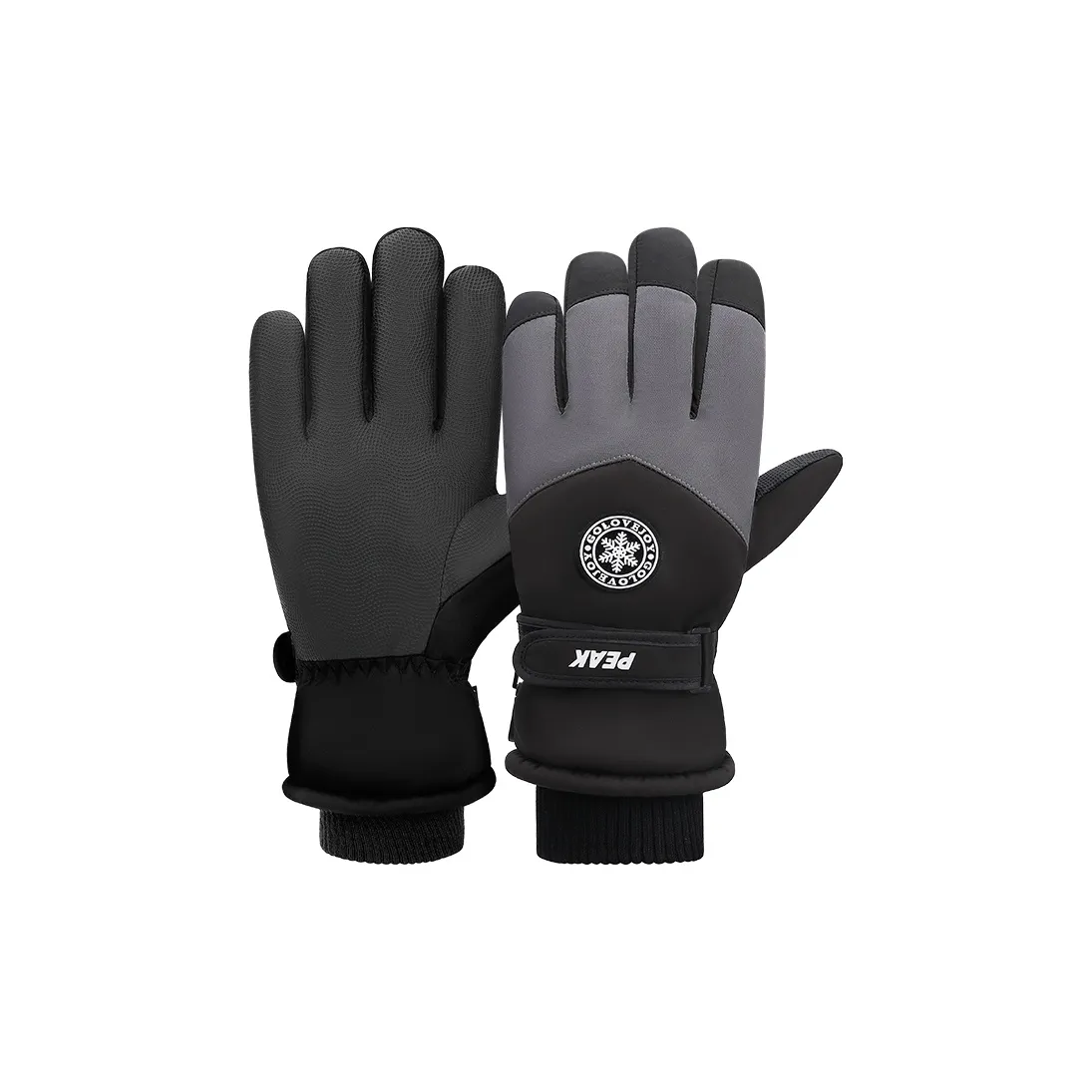 PEAK Полиэстер Спортивные Перчатки Унисекс Черный Серый Синий Белый