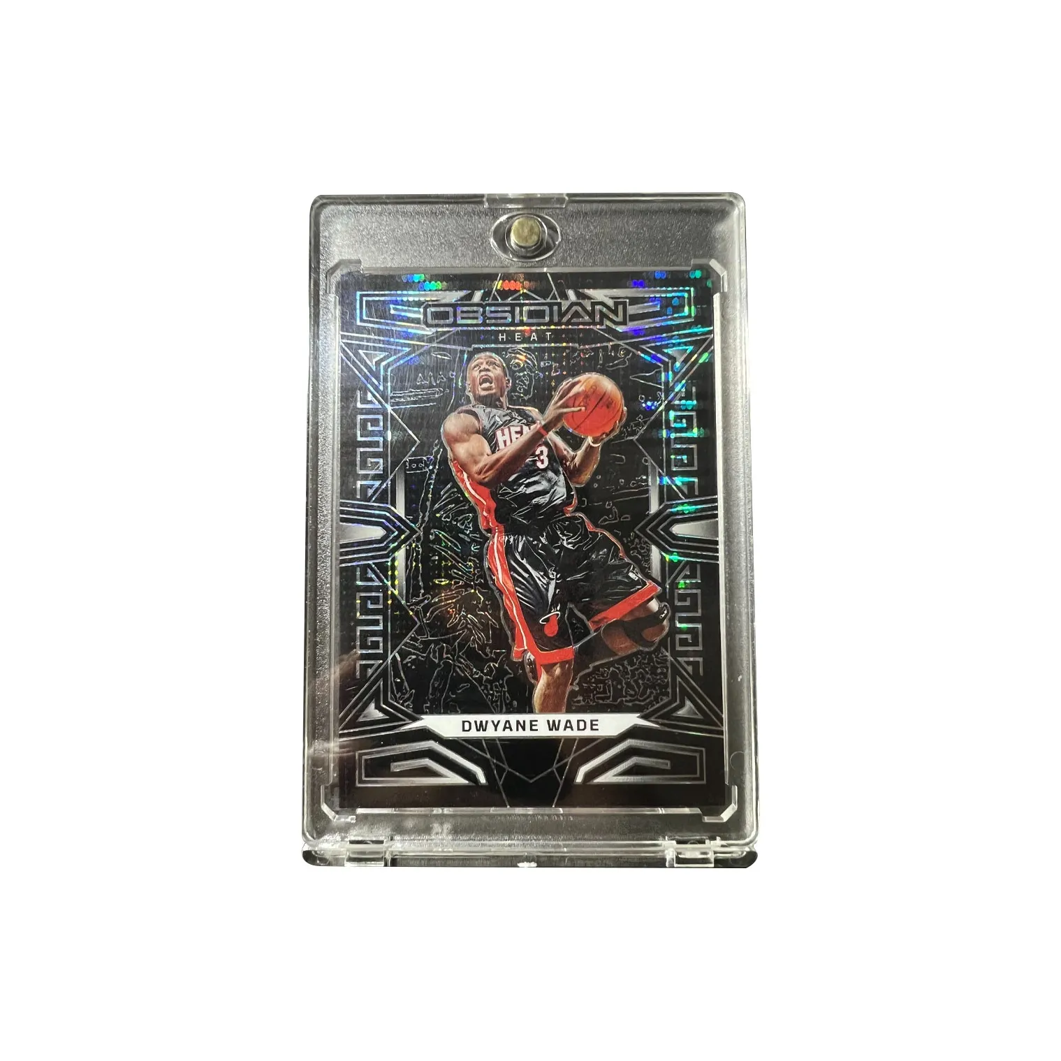 PANINI Heat Wade The Flash High End Obsidian Holographic Card Black Gold Fold Star Card Rare Card Sports Cards 1 Pc