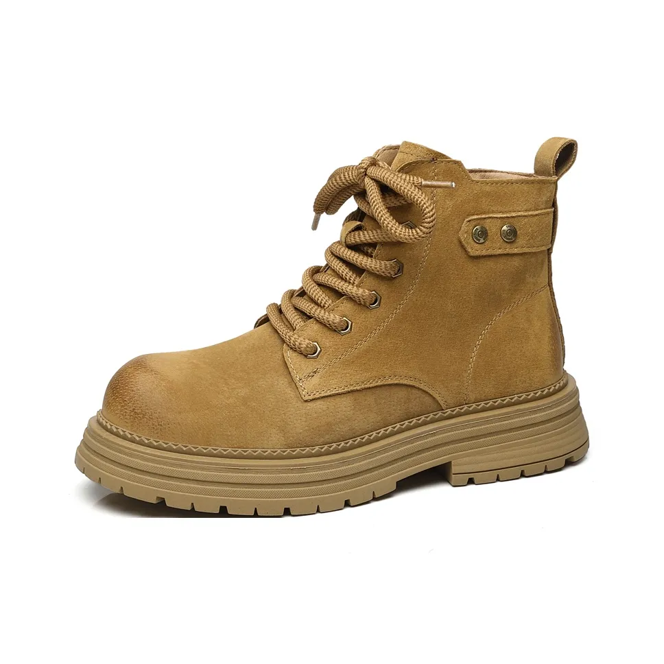 Othellon Короткий Мартин Boot Платформа Мужской Желтый