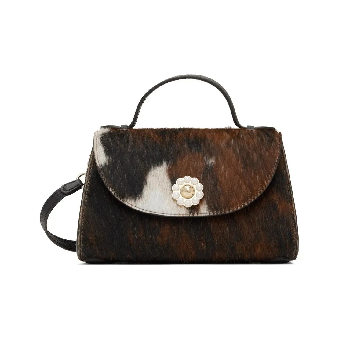 SIMONE ROCHA Calf Hair Handbag Women's Brown