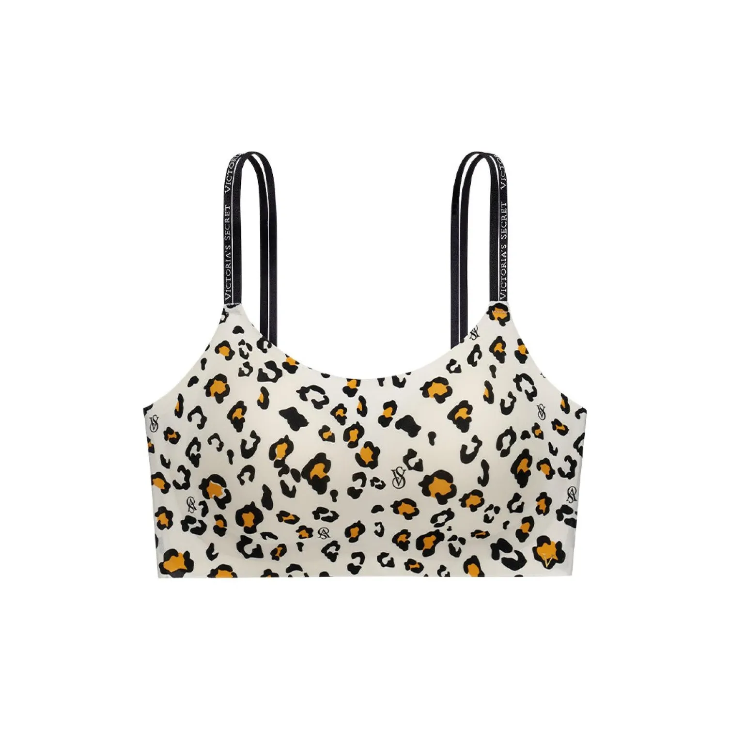 Victoria's Secret Бюстгальтер Женский Желтый и Черный с Леопардовым принтом