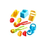 [10개] 오리 + 하트 + 더블 셔틀콕 + 삽 + 벽돌 쌓기 + 과일