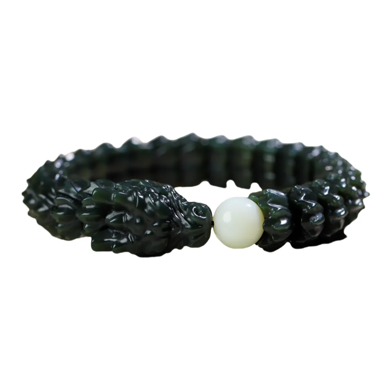 Jade Charm Yao Hetian Jade Green Jade Unisex
