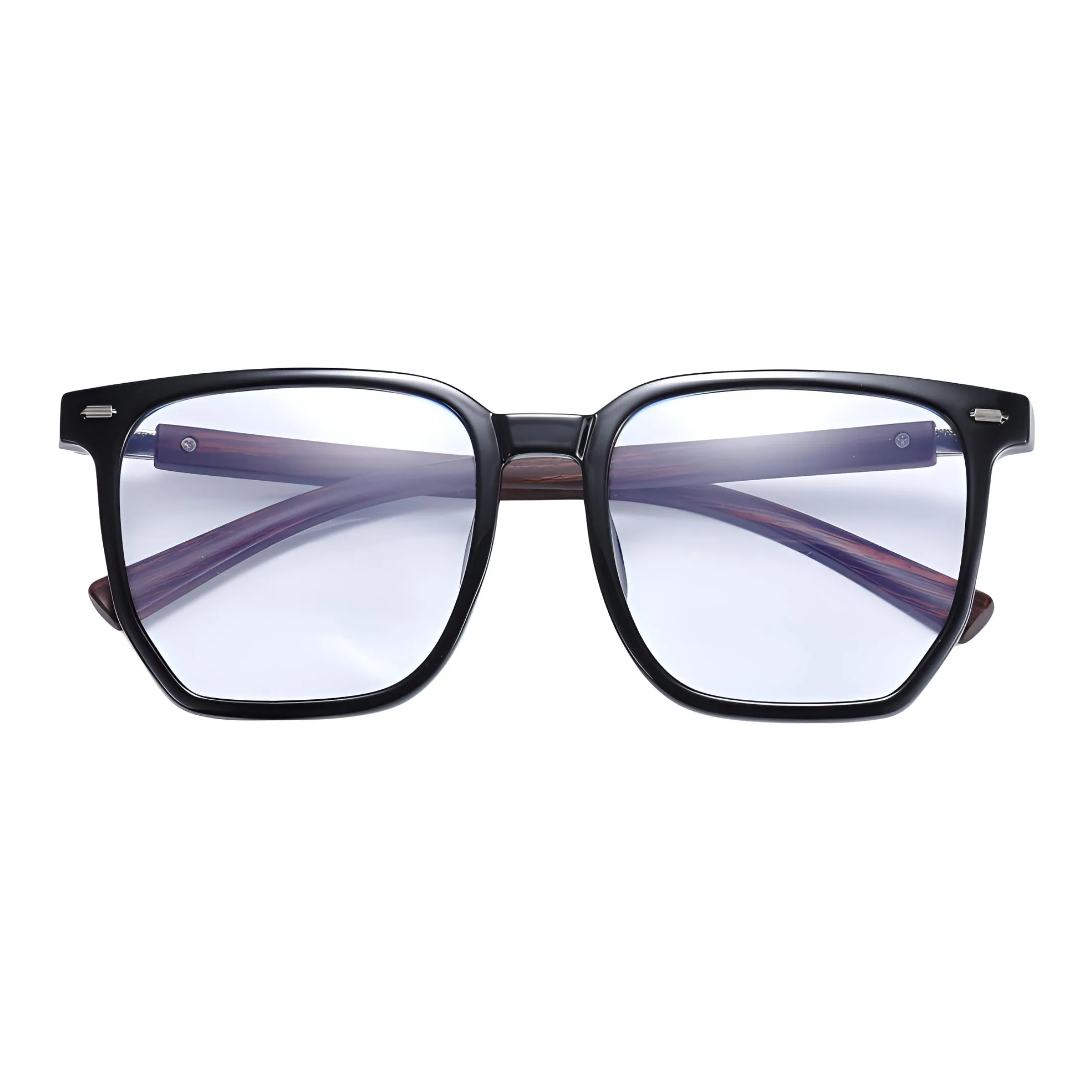 KELING TR Памятный пластик Квадрат Защита от синего света Очки для защиты глаз Оправа Унисекс Яркий черный Полная оправа