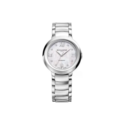 Baume & Mercier Автоматический Механический Movement Женские Часы 30MM Жемчужная Раковина Цвет