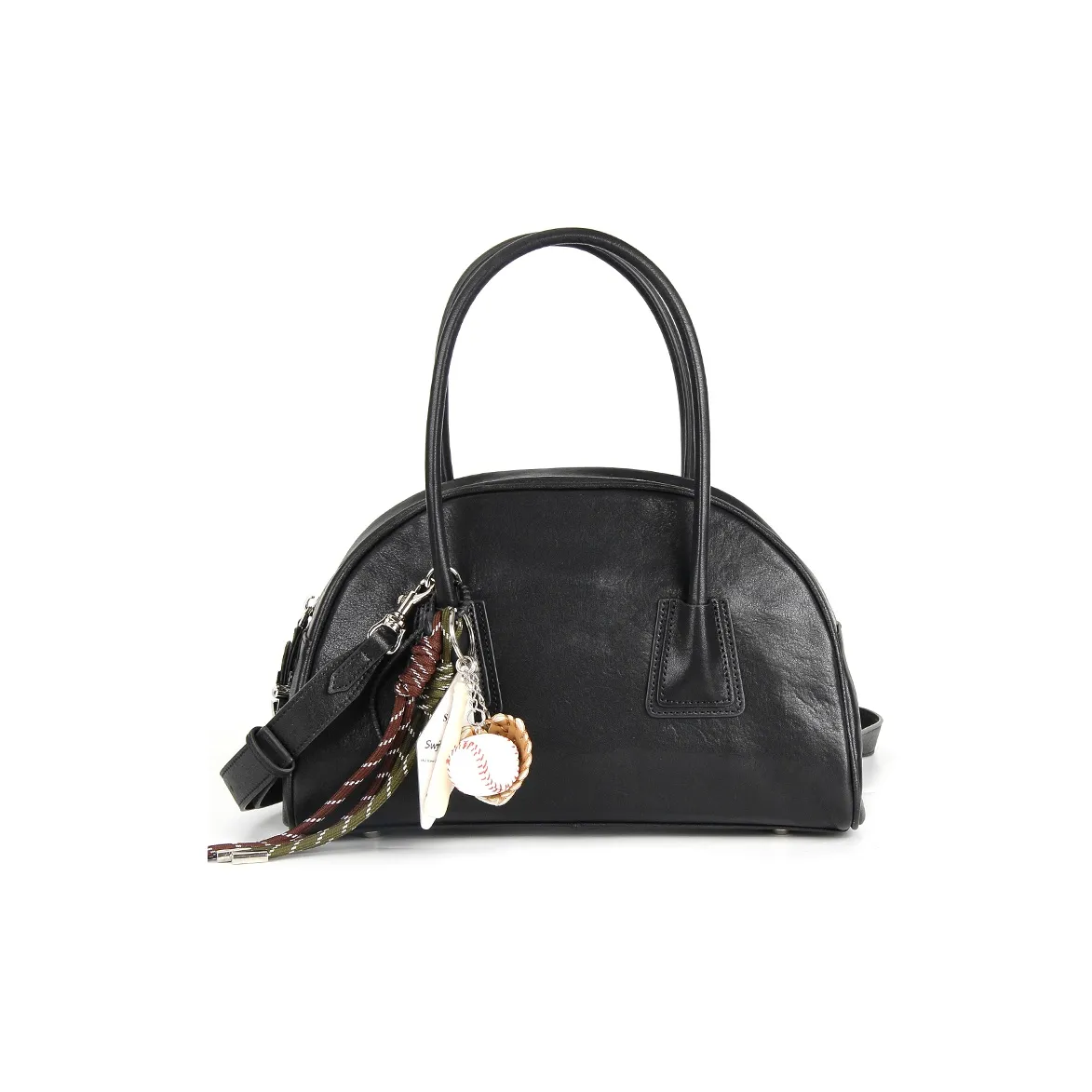 YOCAMU Первый слой Растительное дубление Коровья кожа Сумка на плечо Сумка Обычный Женский Черный