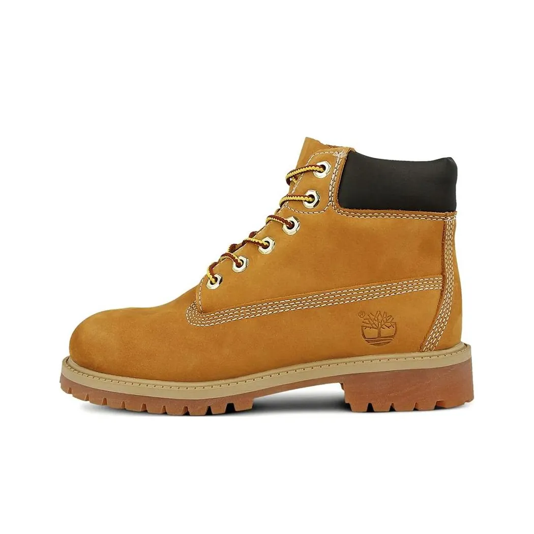 Timberland Премиум противоскользящие устойчивые к истиранию детские ботинки коричневые для подростков