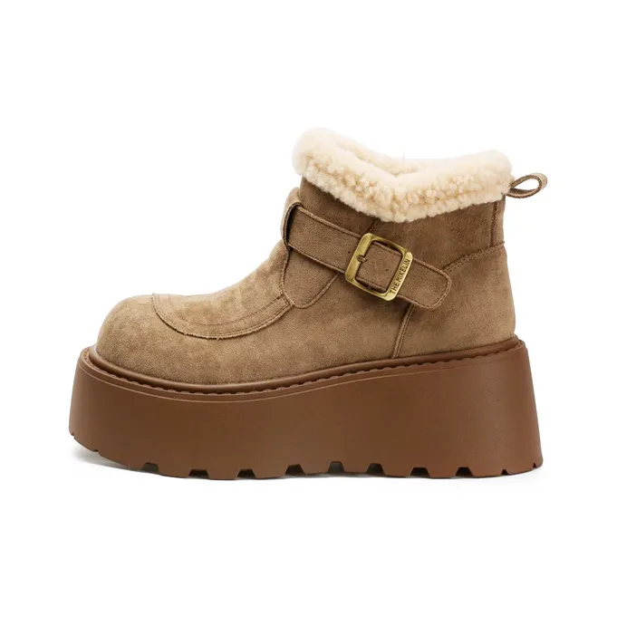 Zun'er Термический Устойчивый к истиранию Противоскользящий Короткий Снегоботинки Женские