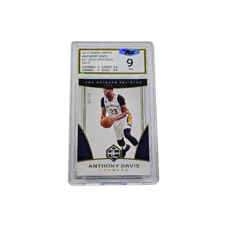 Панини Брук Энтони Дэвис Звезда Карта Коллекция Remait Пеликан'S PEAK Период Номер Сертификата 08 25 Сертифицированные Карты 1 Размер
