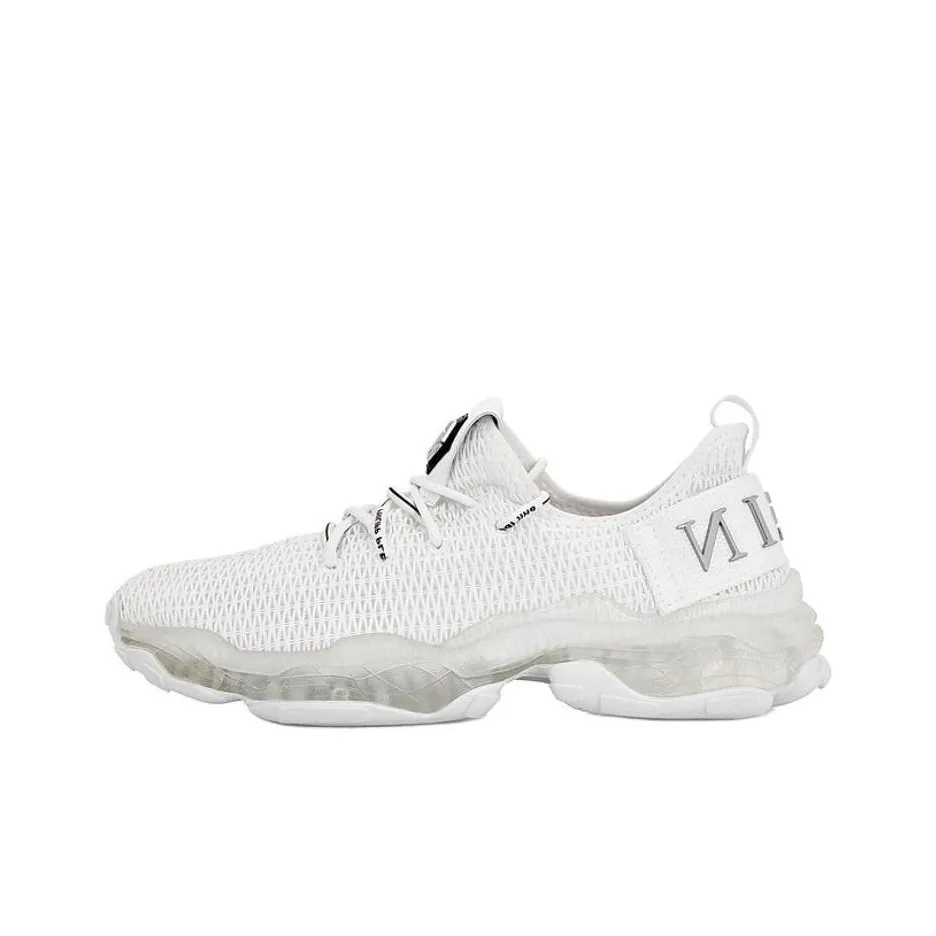 PHILIPP PLEIN Runner Hyper Low Top Casual Shoes Unisex White