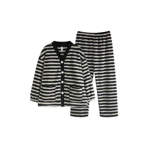 Xuan Liang 63707 Черный Абрикос Женские Пижамные Комплекты
