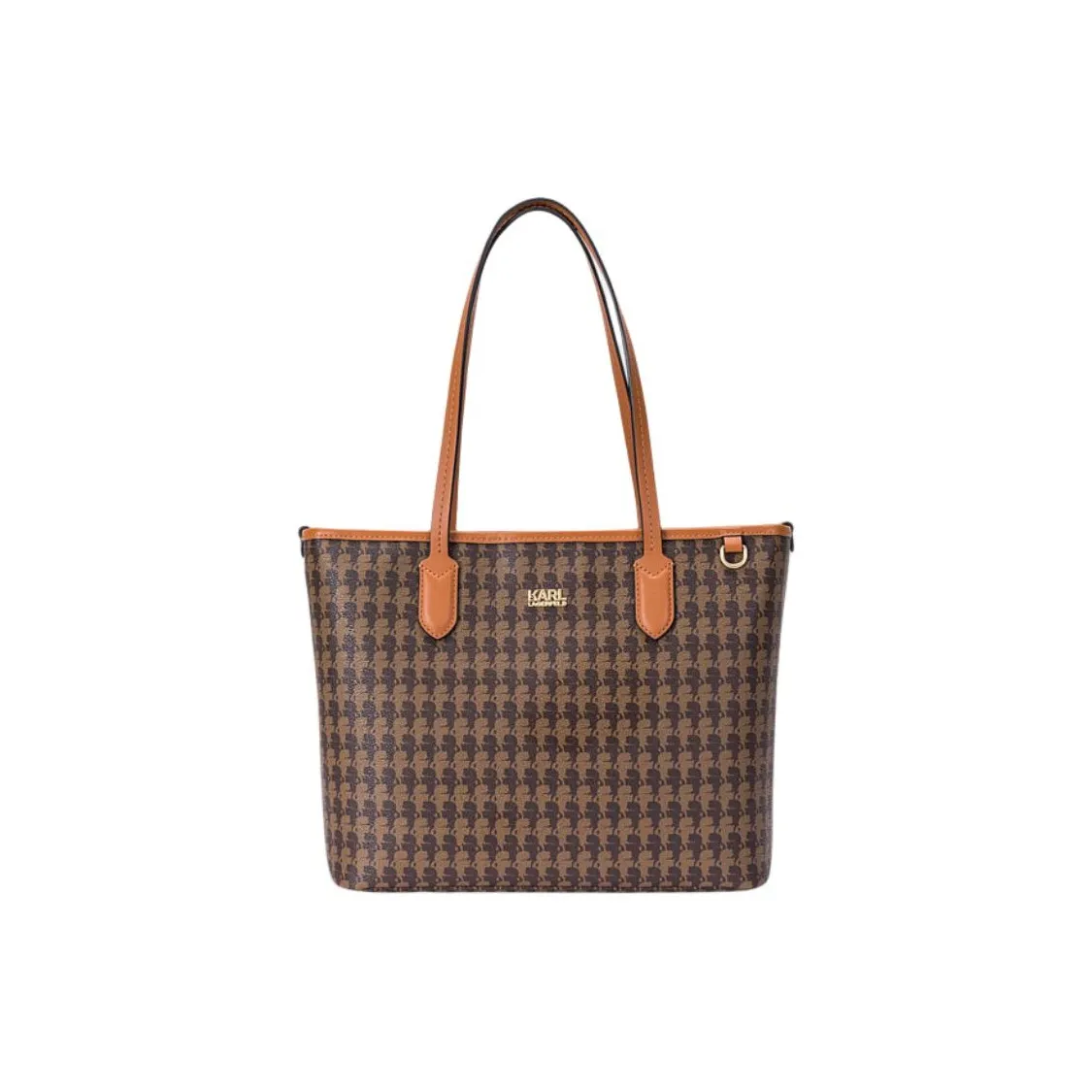 Karl Lagerfeld Сумка из искусственной кожи сумка для покупок сумка через плечо большая женская коричневая