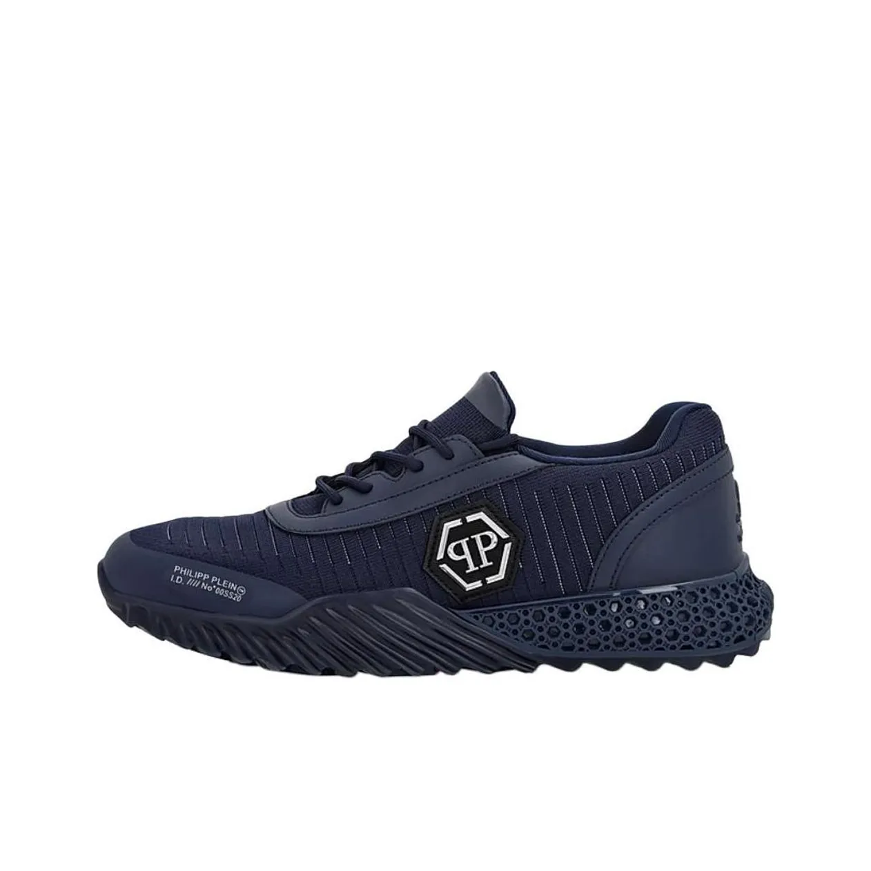 PHILIPP PLEIN Low Top Casual Shoes Unisex Navy Blue