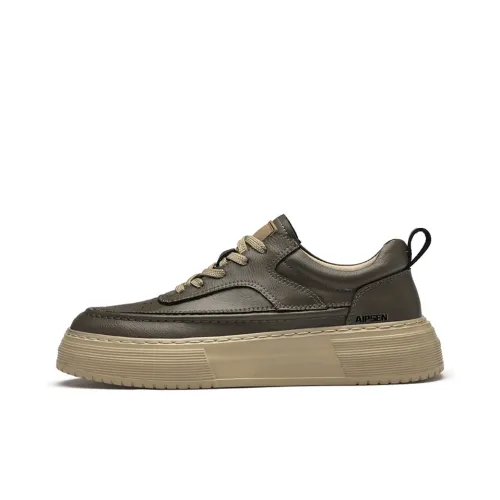 AIPSEN Кроссовки для скейтбординга Low Top Хаки Мужские