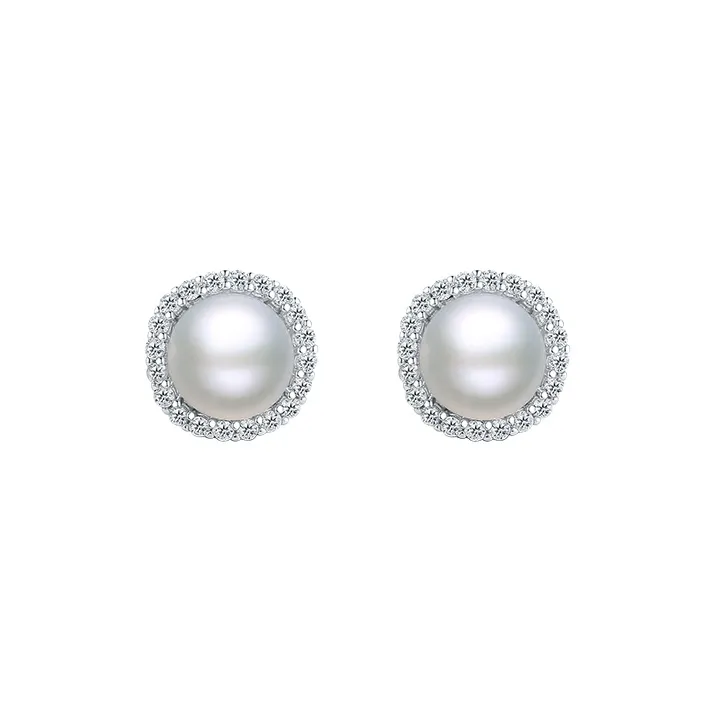 ZHOU LIU FU Pearl Stud Earrings Women's