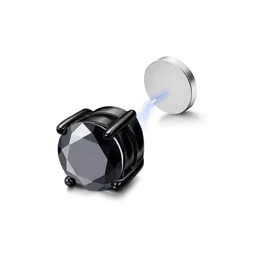 Tkb Geometric Magnetic Stud Earrings Unisex Тkb Геометрические магнитные серьги-гвоздики унисекс