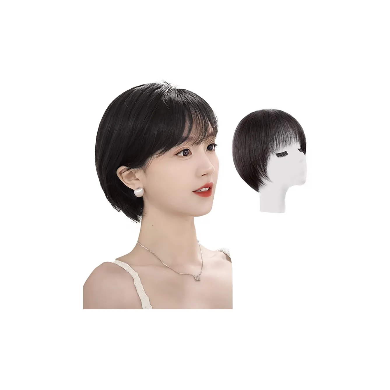 WANWANFENG Отделение Короткие Волосы Парики