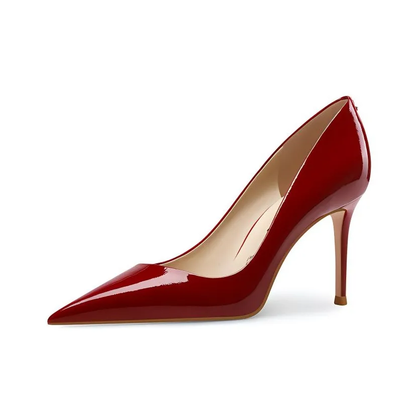 PJJUU Узкий каблук Высокие каблуки 8,5 см Женские Красный