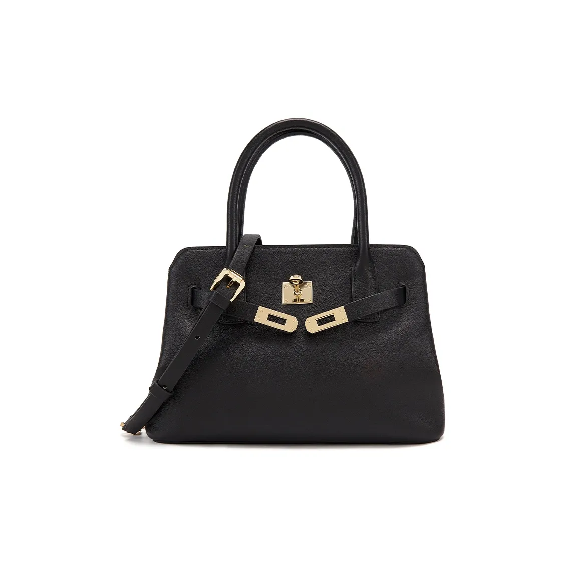 ELLE Растительное дубление крупнозернистая текстура коровья кожа сумка через плечо сумка среднего размера женская черный коричневый карамель