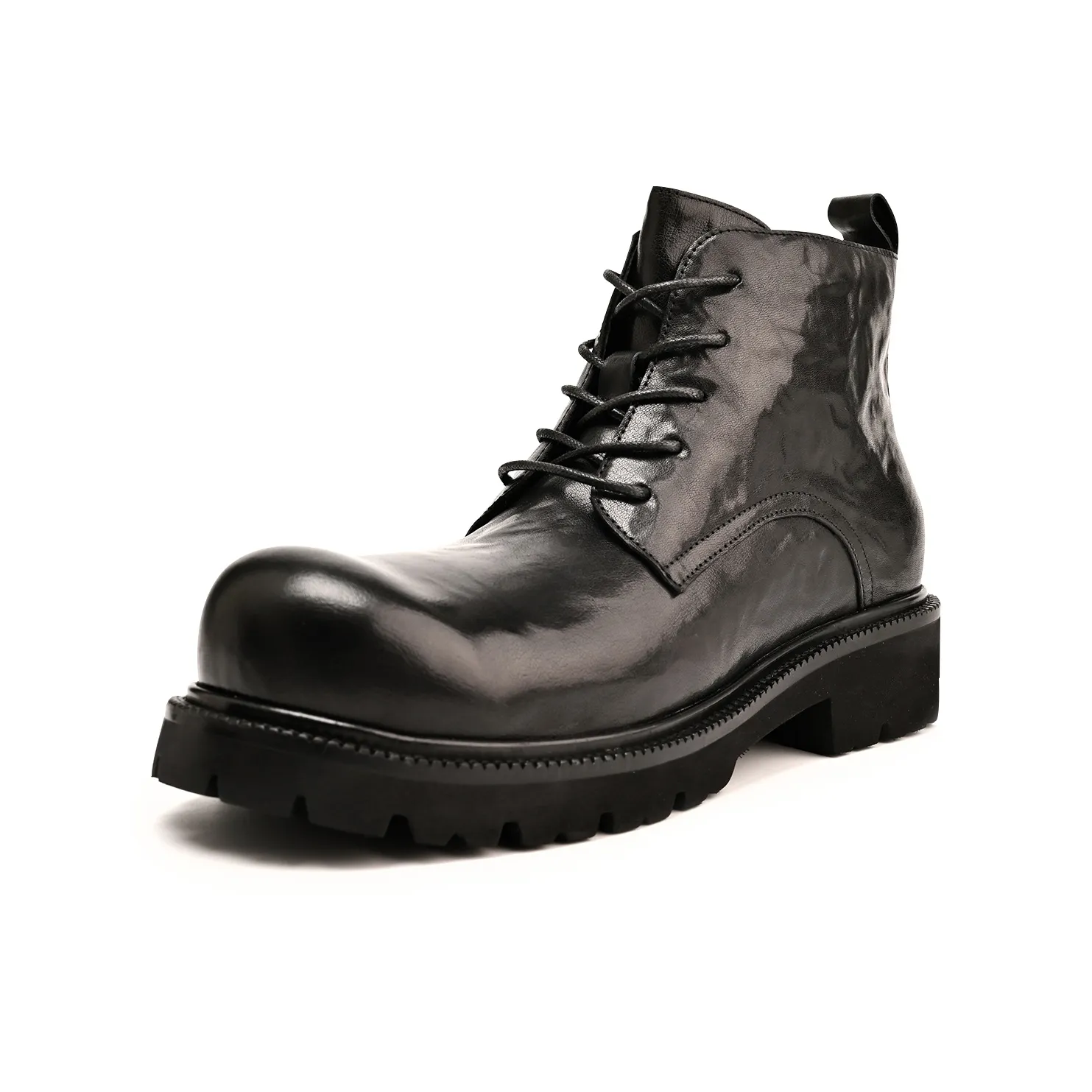 Brounvanm Короткий Мартин Boot Мужской Черный