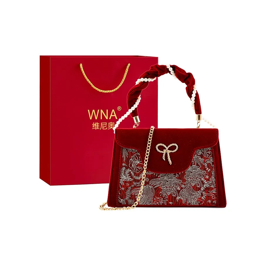 Vigno Сумка через плечо из синтетической кожи обычная женская красная