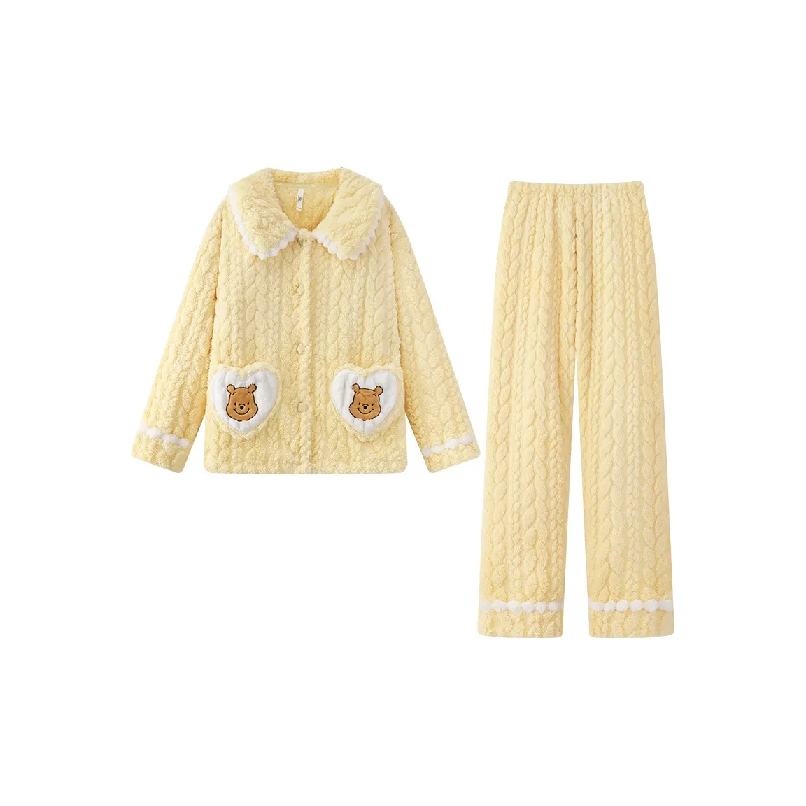 Gongdie X Disney Пижамный комплект Женские Желтые