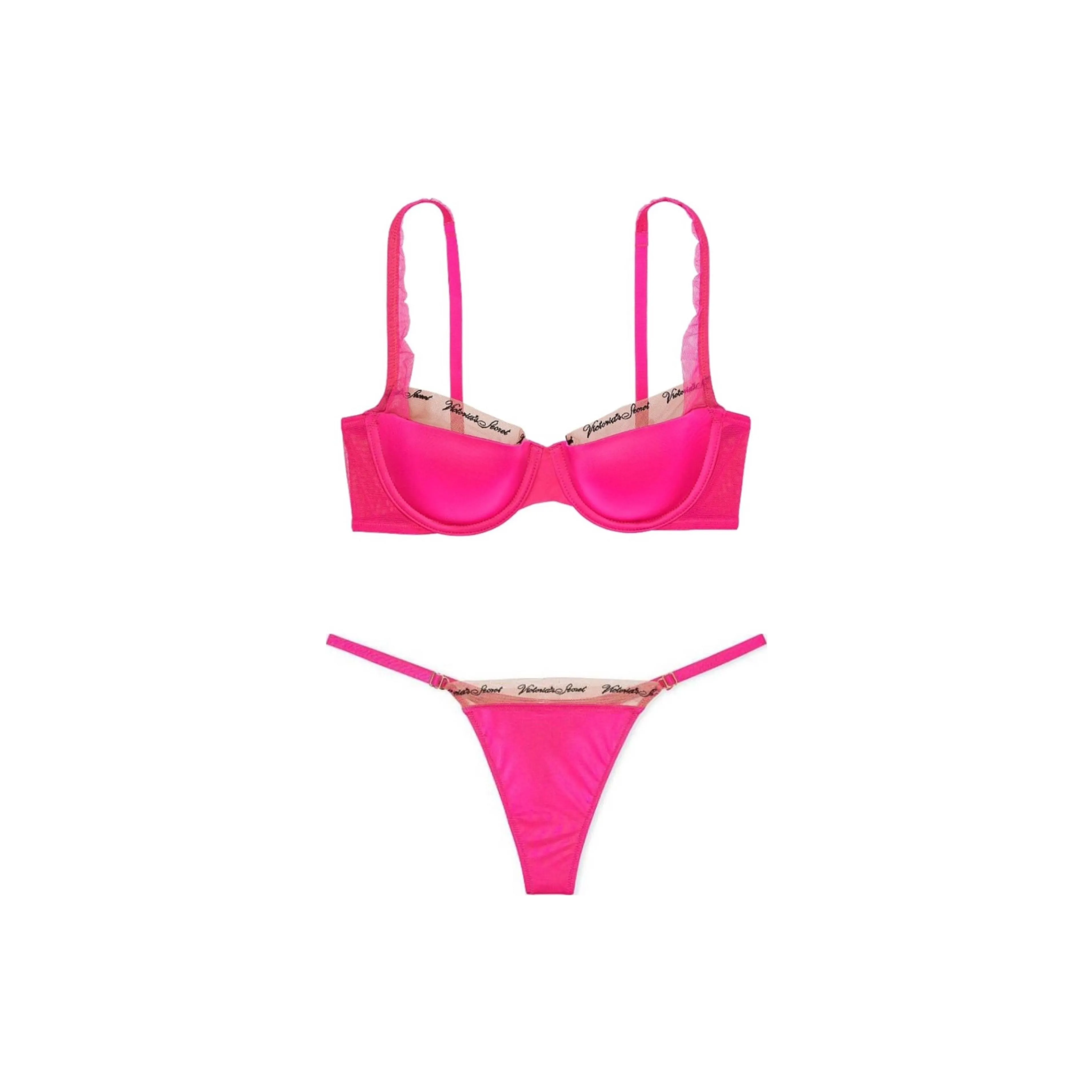 Victoria's Secret Комплект нижнего белья для женщин ярко-розовый