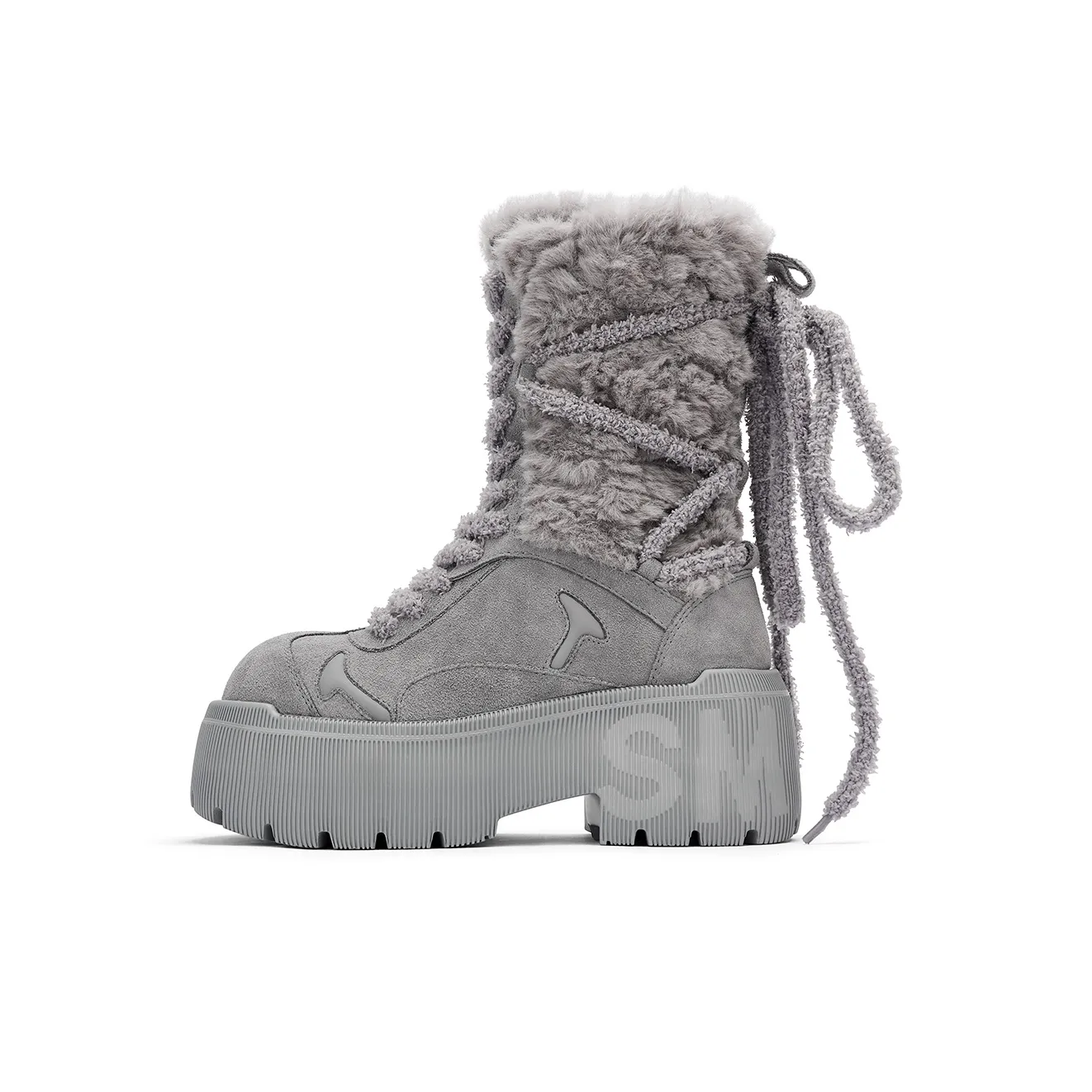 Smiley Crew Смайлик Сноубутсы Женские Серые