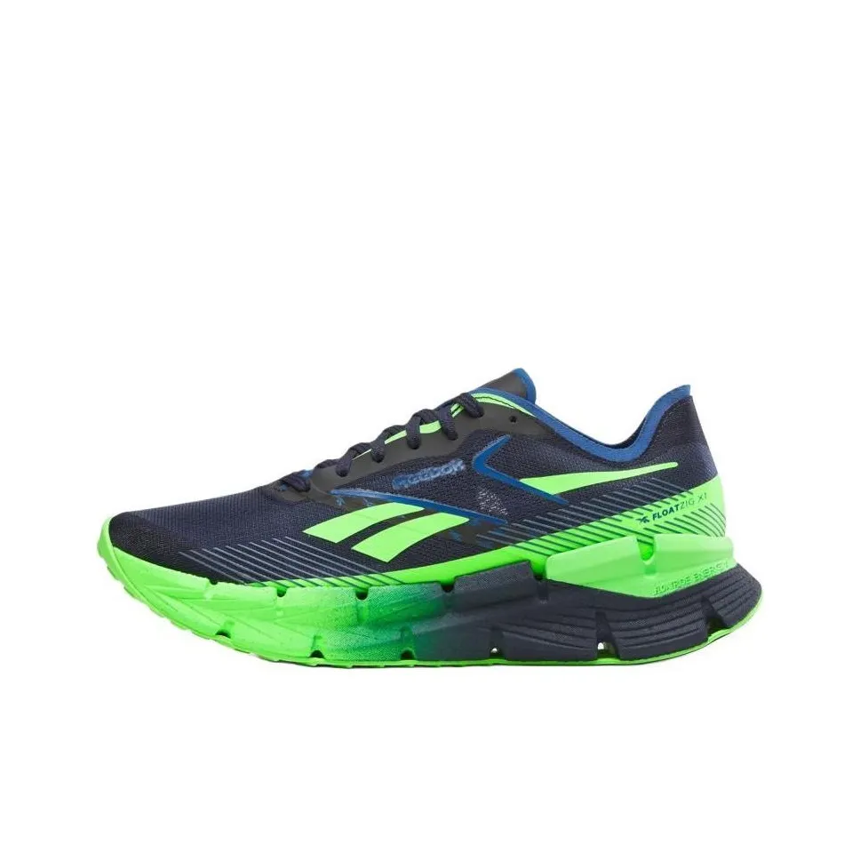Reebok FloatZig X1 'Twilight Blue Solar Lime'