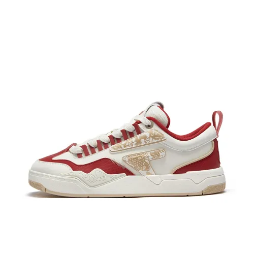FILA FUSION Nollie Кроссовки для скейтбординга Низкие Белые и красные Мужские