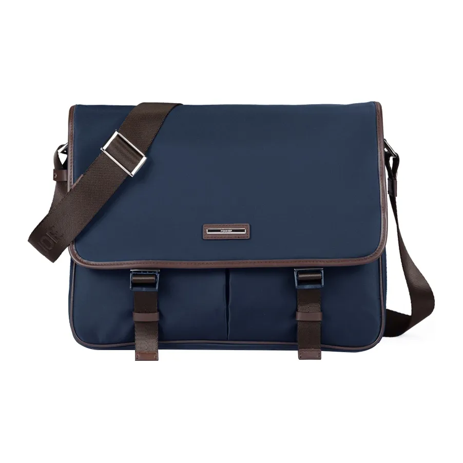 PABOJOE Нейлон Холст Курьерская Сумка Сумка через плечо Сумка на плечо Стандартная Мужская Королевский Синий