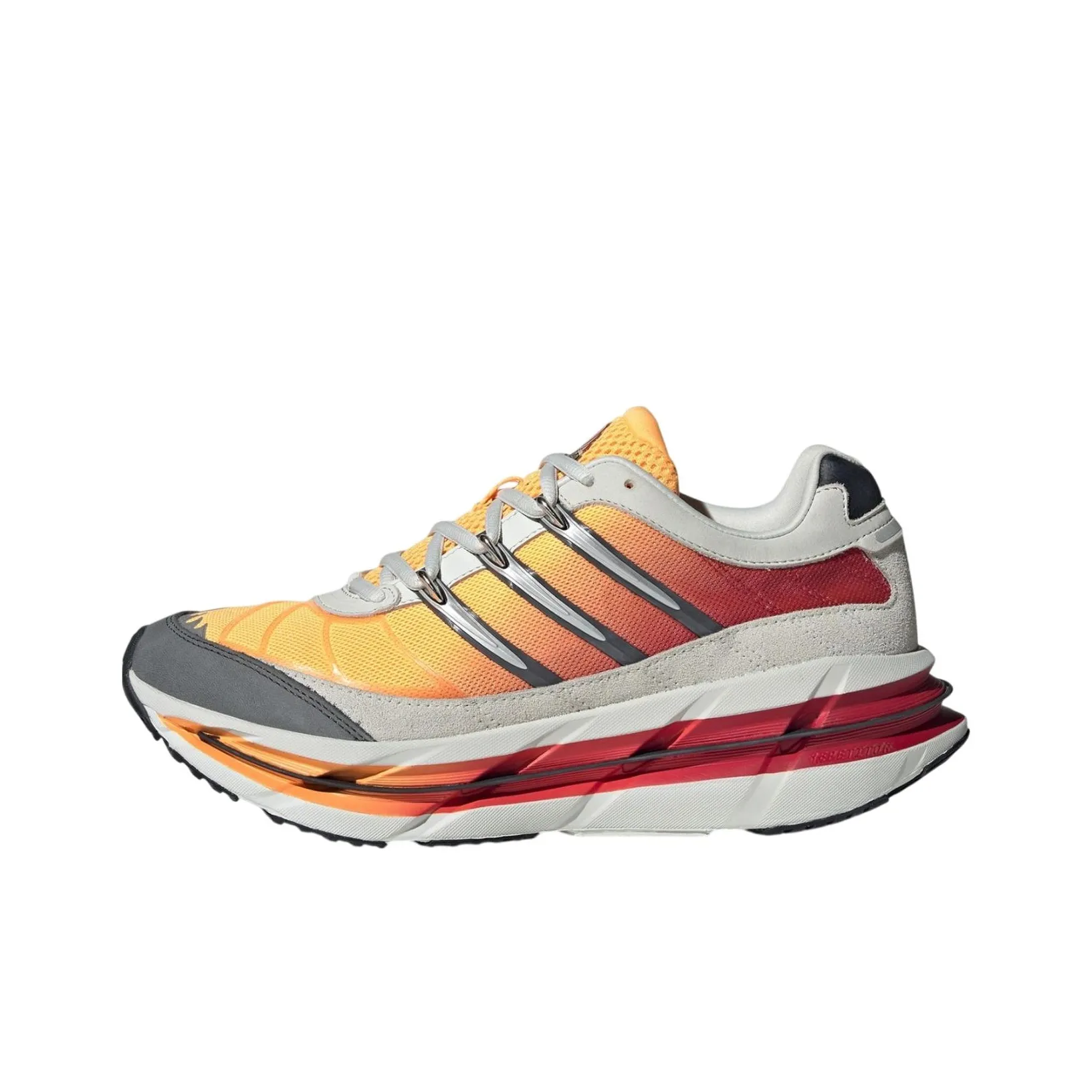 Adidas Adistar Slip-resistant Abrasion-resistant Low Top Casual Running Shoes Unisex Orange Red Adidas Adistar Противоскользящий Устойчивый к истиранию Низкий Топ Повседневные Беговые Кроссовки Унисекс Оранжевый Красный