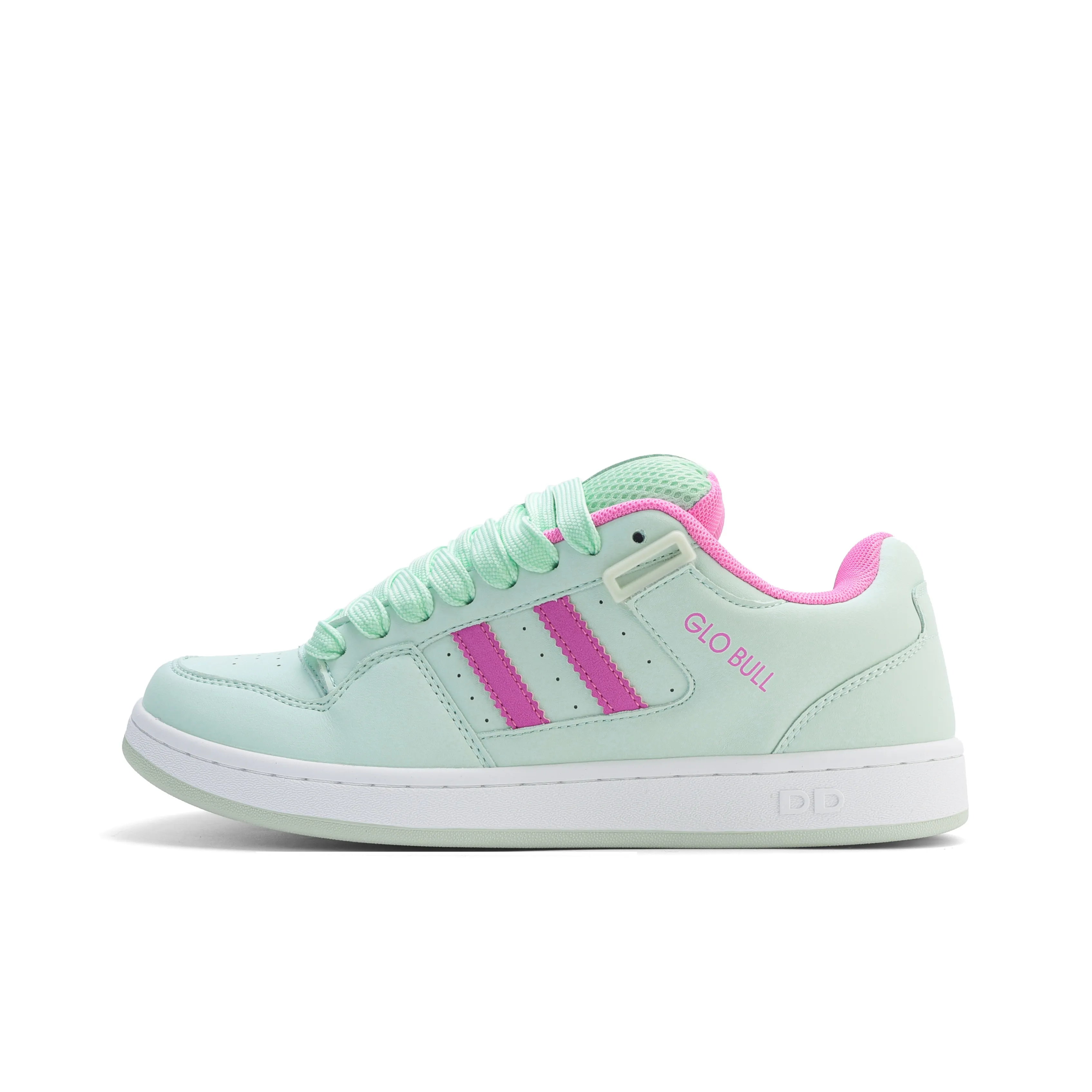 GLO BULL Skateboard Shoes Unisex Low top Green Pink