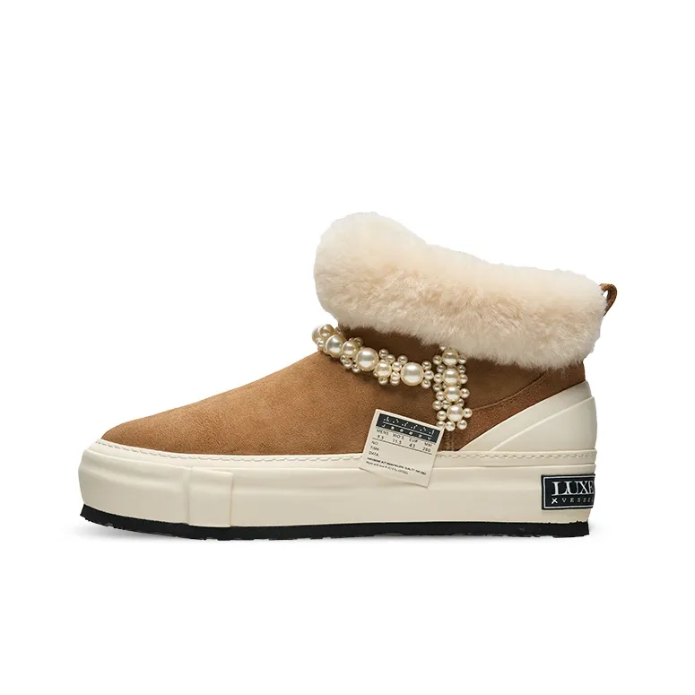 VESSEL Термостойкий Устойчивый к истиранию Короткие Снежные Ботинки Унисекс Каштановый