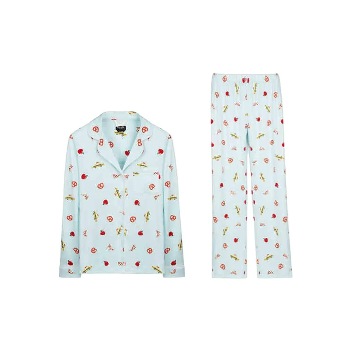 Kate Spade FW24 Pajama Set Women's New York Blue