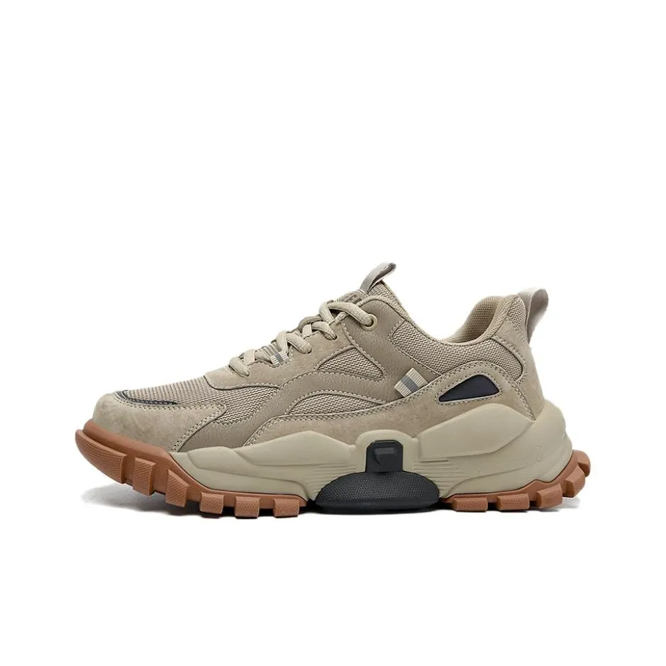 JEEP SPIRIT Износостойкий Дышащий Легкий Увеличивающий Высоту Низкий Топ Уличная Обувь Мужская Песчаник