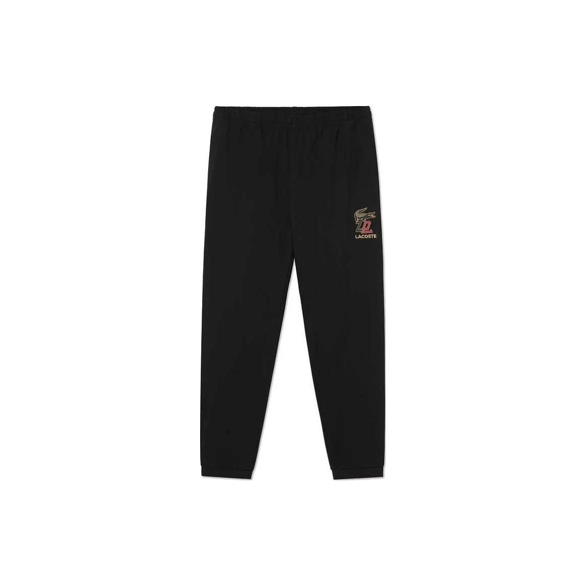 Коллаборация LACOSTE Auspicious Snake New Year Collection 031/Черные мужские вязаные тренировочные брюки