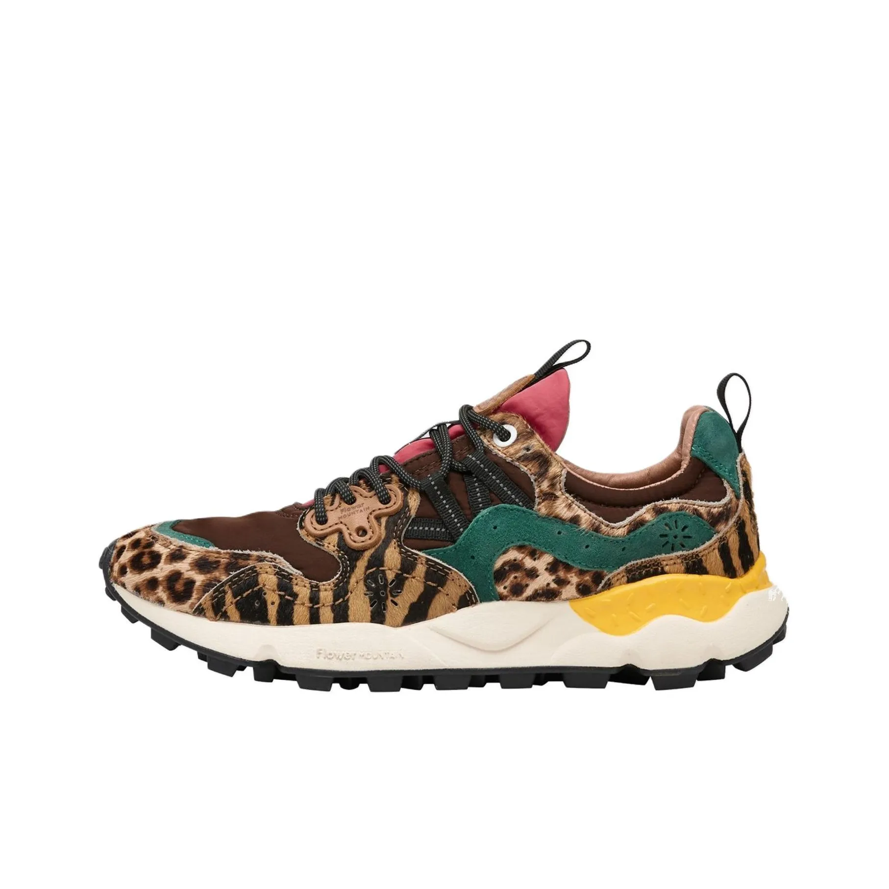 FLOWER MOUNTAIN Yamano 3 Low Top Casual Shoes Women's Leopard Print