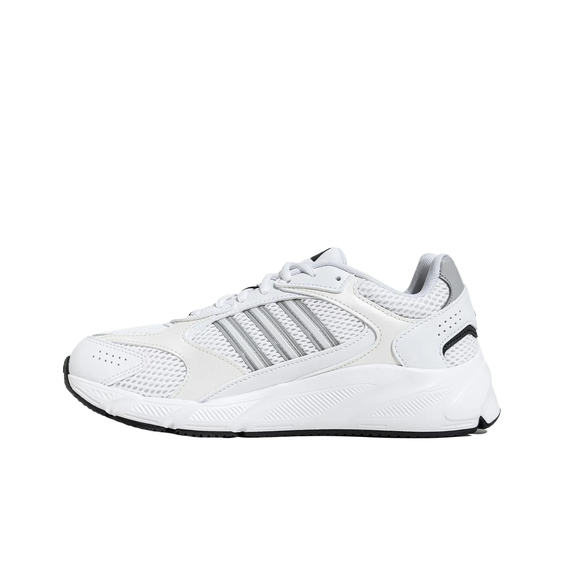 Adidas CRAZYCHAOS 2000 Износостойкий и Легкий Низкий Топ Беговые кроссовки Женские Белые