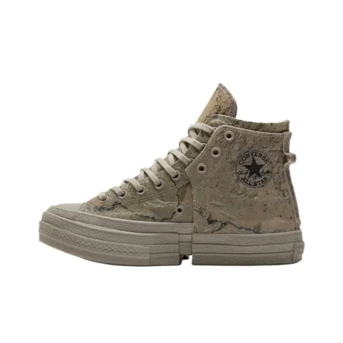 FENG CHEN WANG Chuck Taylor All Star Кеды Высокие Топы Серо-бежевые Унисекс