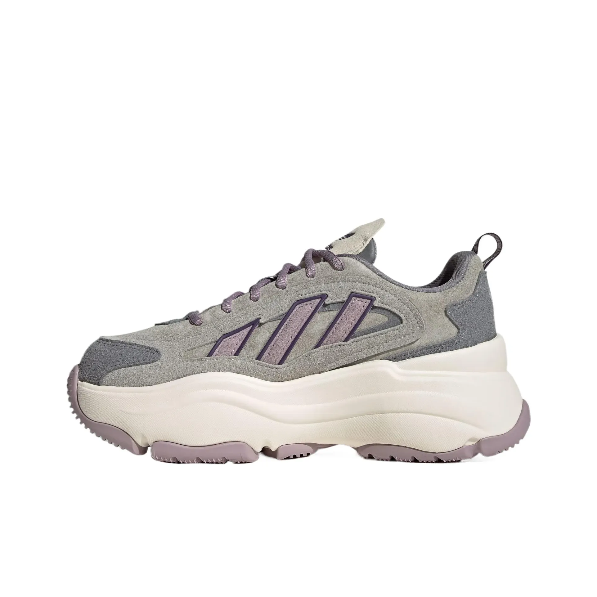 Adidas OZGAIA Износостойкий и Легкий Низкий Топ Casual Женский Серый