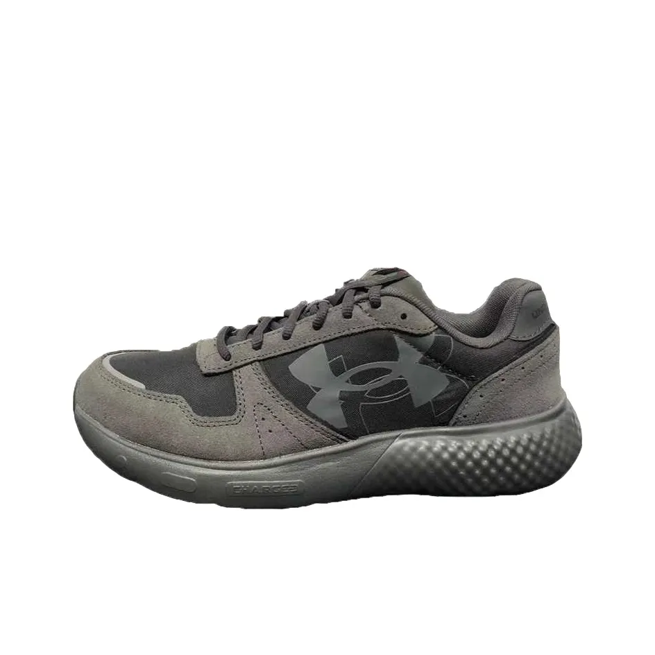 Under Armour Charged Decoy Low Топ Спринт Беговые кроссовки Мужской Черный Серый