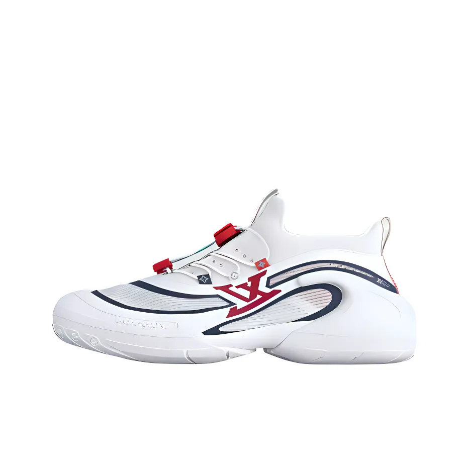 LOUIS VUITTON 37th America's Cup Low Top Casual Shoes Men's White