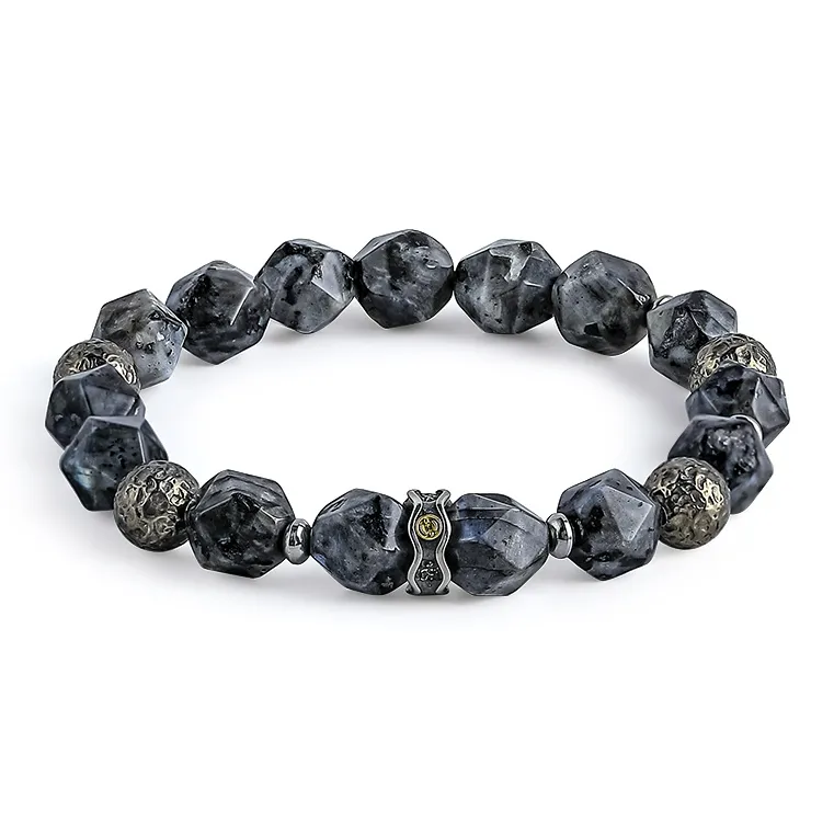 CUUD Черный Шунгит Браслеты Мужские