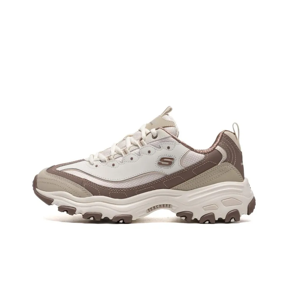 Skechers DLITES Low Top Chunky Sneakers Men's Beige