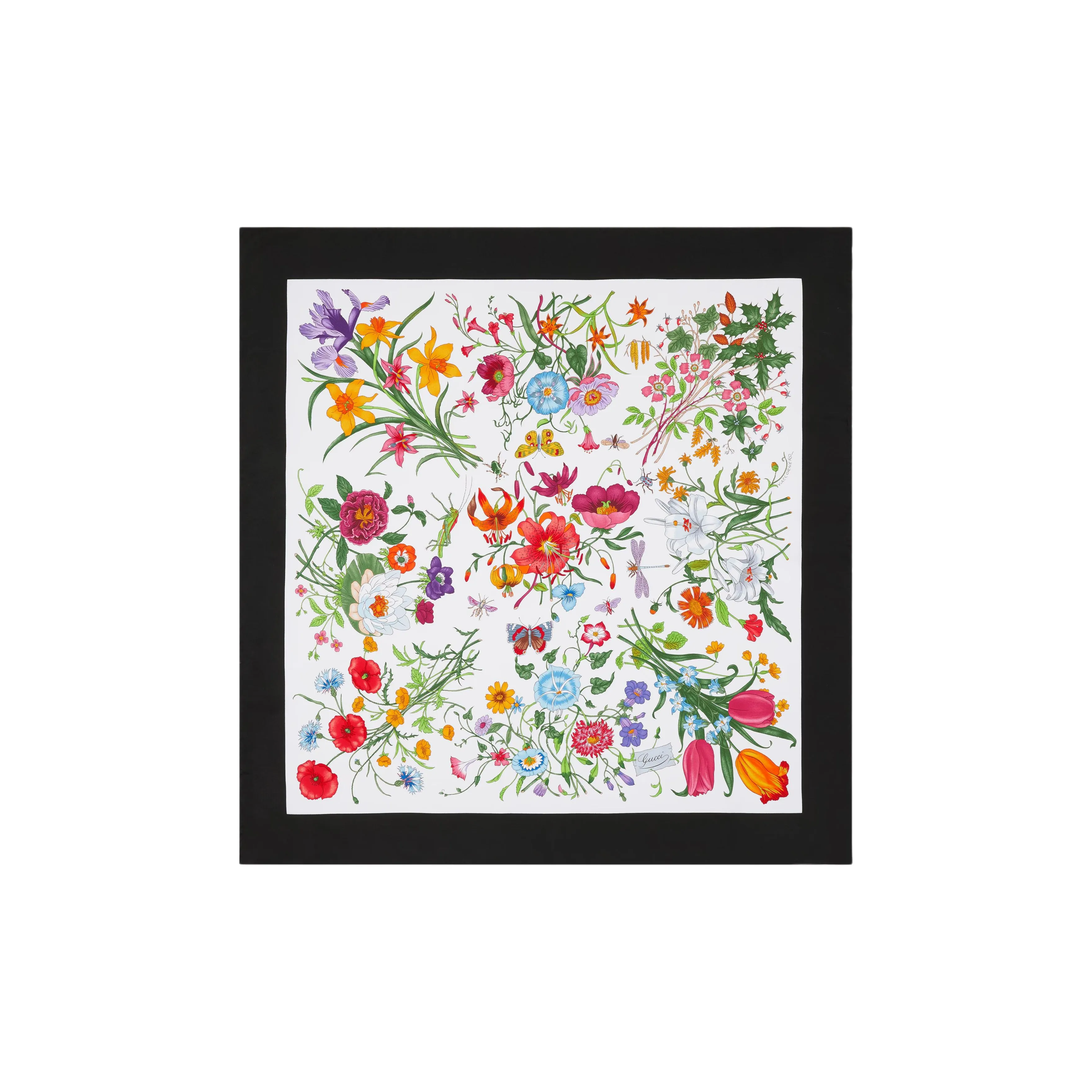 GUCCI Printed Silk Twill Carré