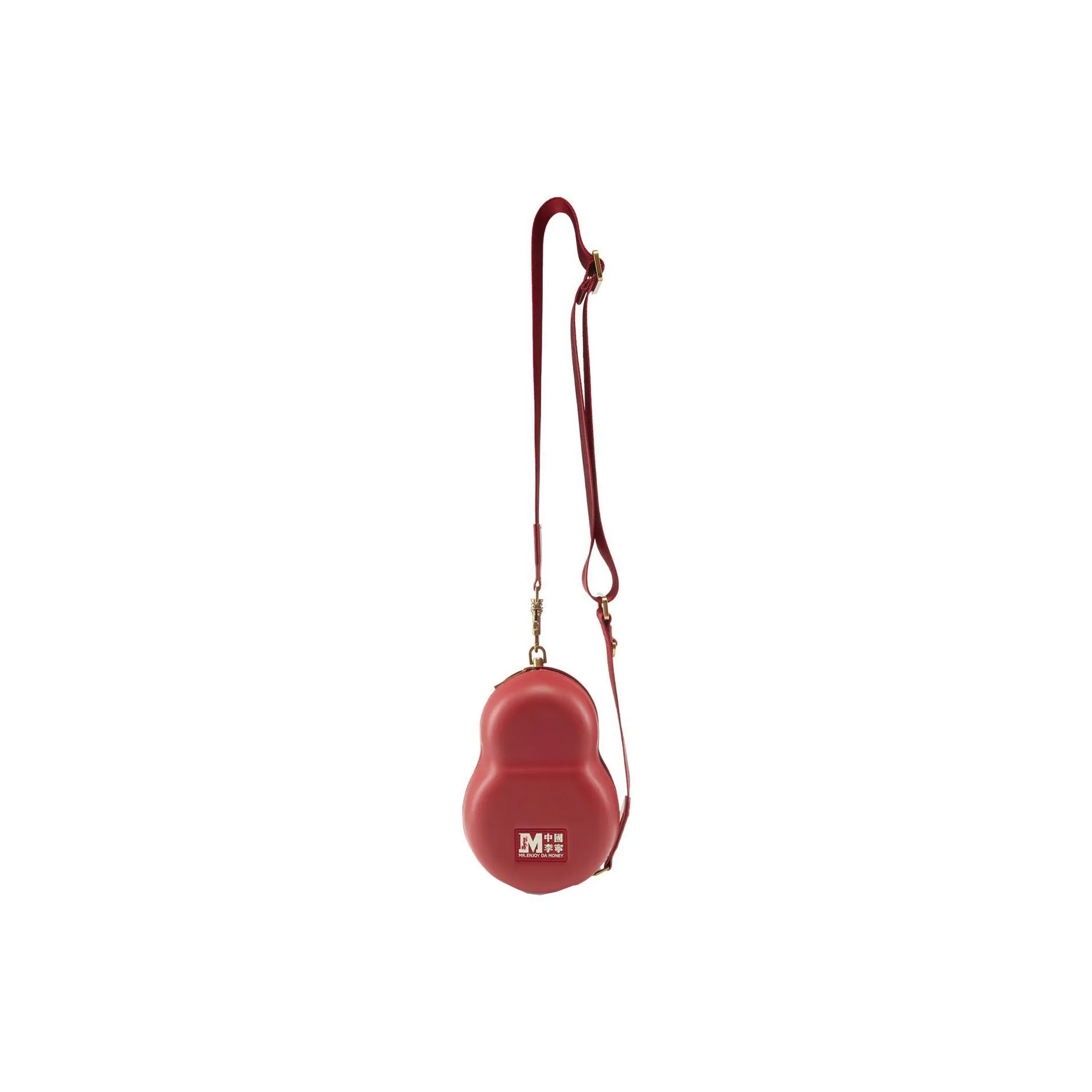 LiNing Polyurethane Shoulder Bag, Crossbody Bag Unisex Red