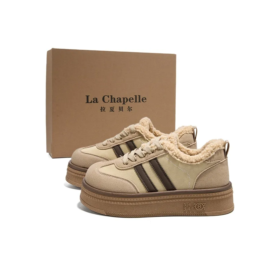 La Chapelle Теплоизоляционные Устойчивые к истиранию Низкие Кроссовки для скейтбординга Женские